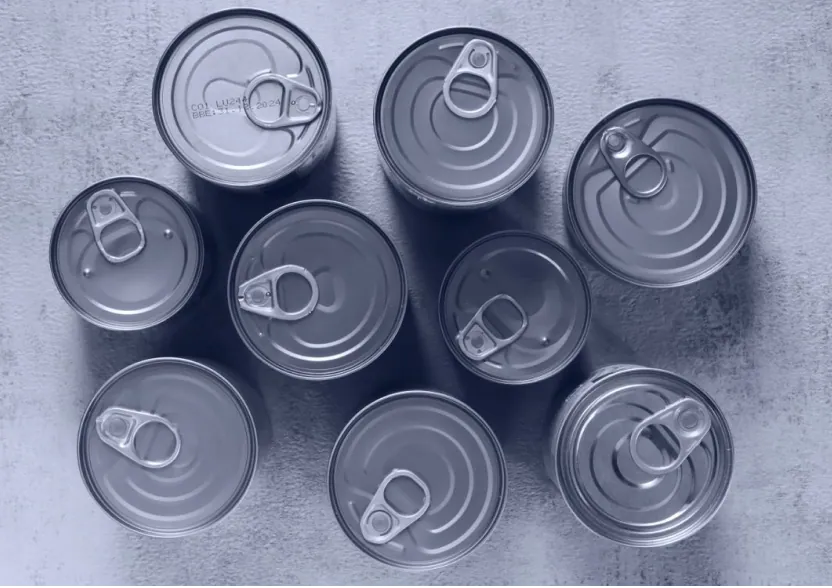 Latas de conservas